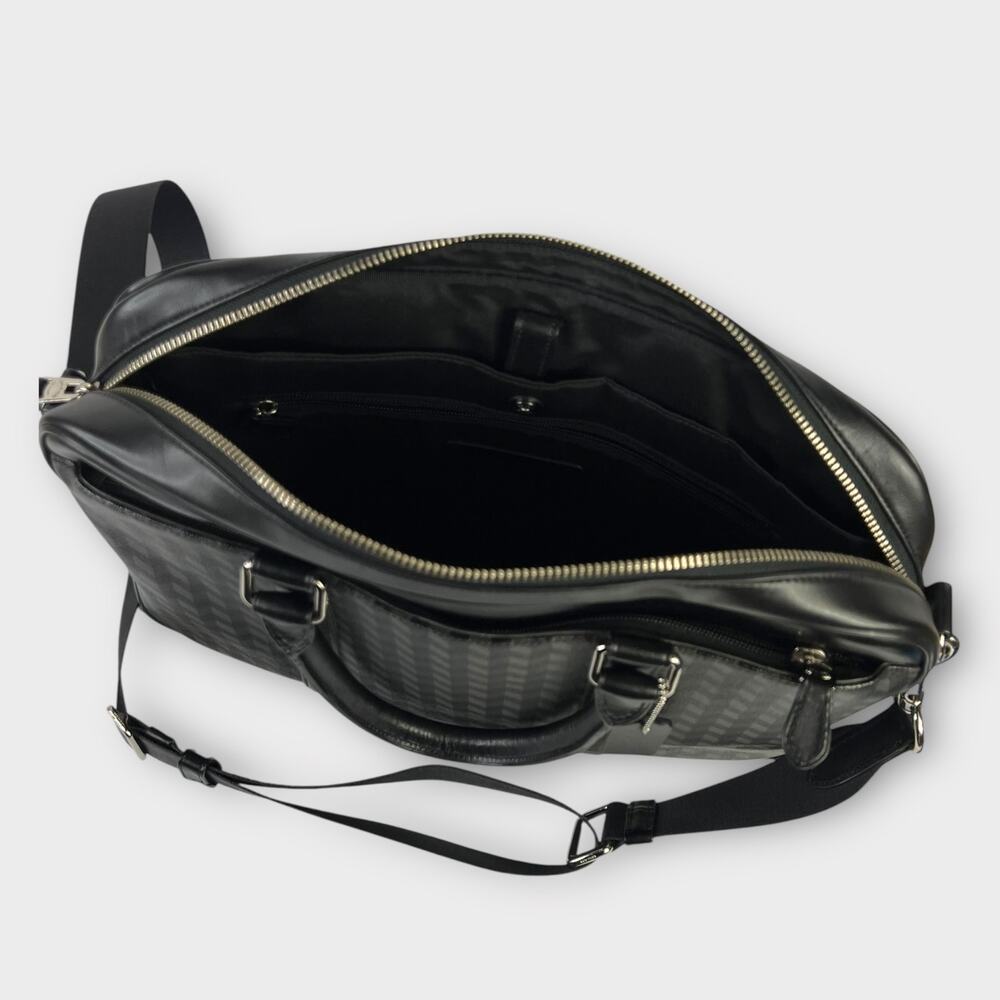 Coach Perry Slim Briefcase in Herringbone Canvas - Picture 7 of 14